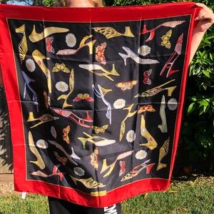 Salvatore Ferragamo Black Scarf